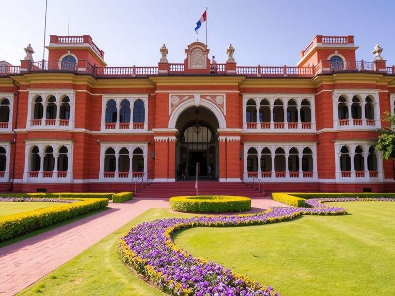 Students playing sports on campus